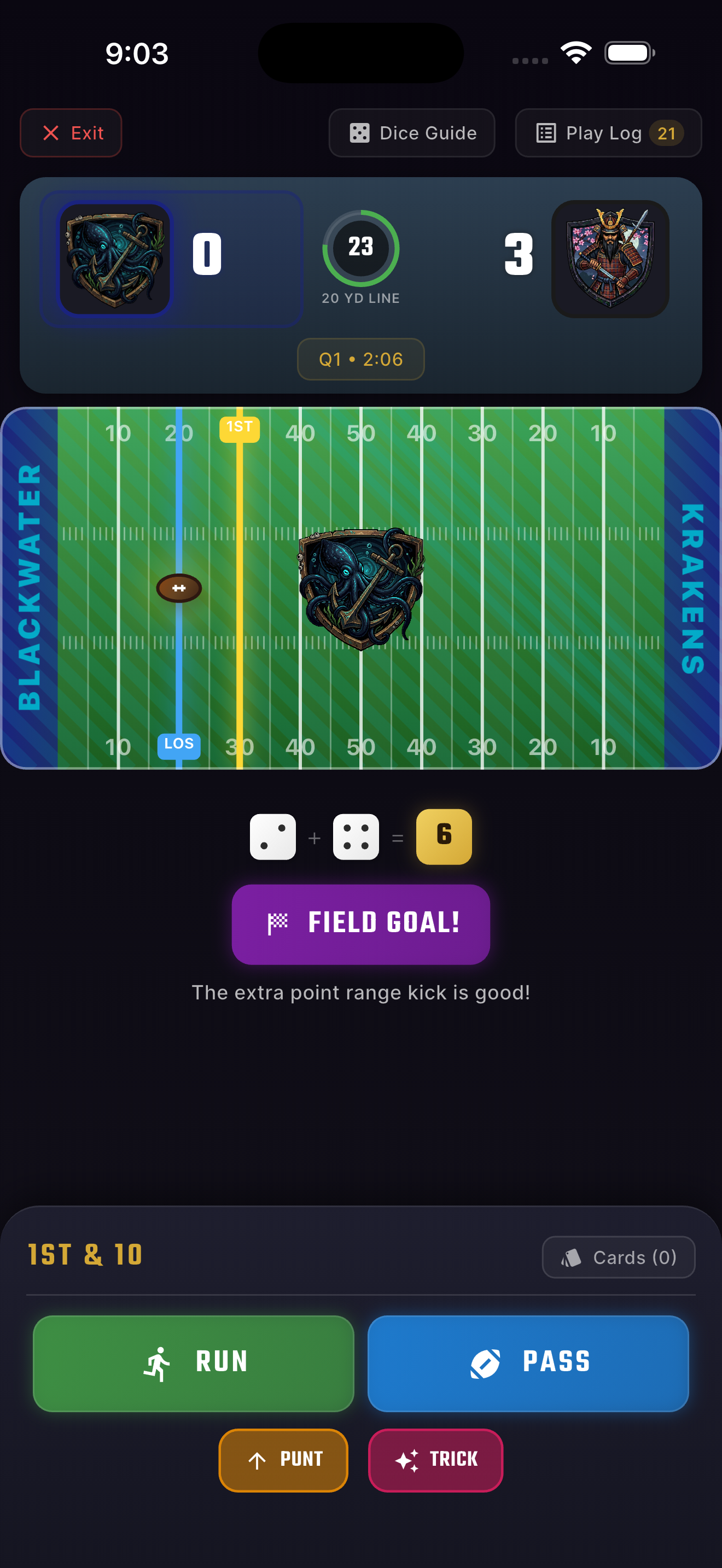 Gridiron Legacy gameplay screenshot